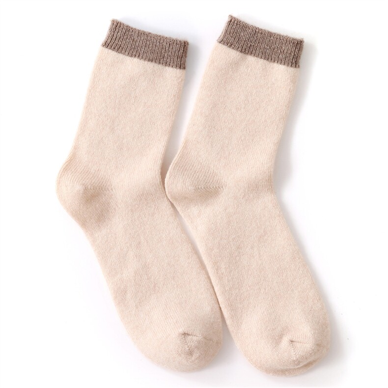 2025秋冬百搭时尚拼色袜子针织衫，袜子，臻歆羊绒