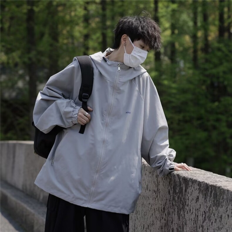 青春流行男夹克文艺潮外套山系防晒衣J588P55,男装夹克,星座1116-2