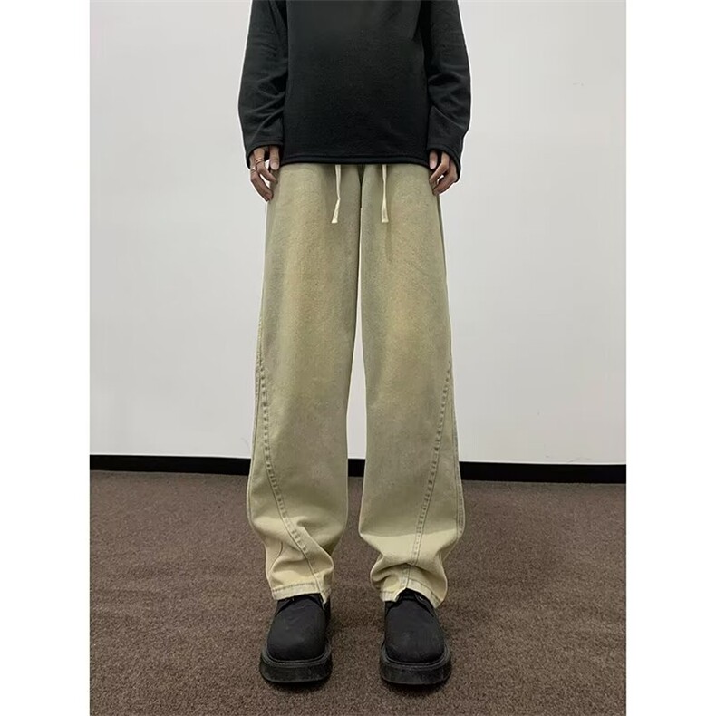 2024美式牛仔裤男款春季长裤潮N6074P40,男装牛仔裤,星座1116-2
