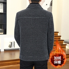 2025新款冬季商务休闲加棉短款翻领外套上衣男D19P145控238，女装短外套，电商B226-2（原B217-2）