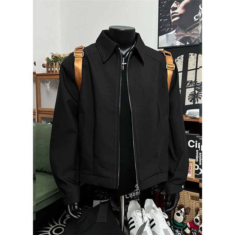 夹克高品质复合面料潮时尚牌美式解构春季夹克男外套网图，男装夹克，星座301C-5