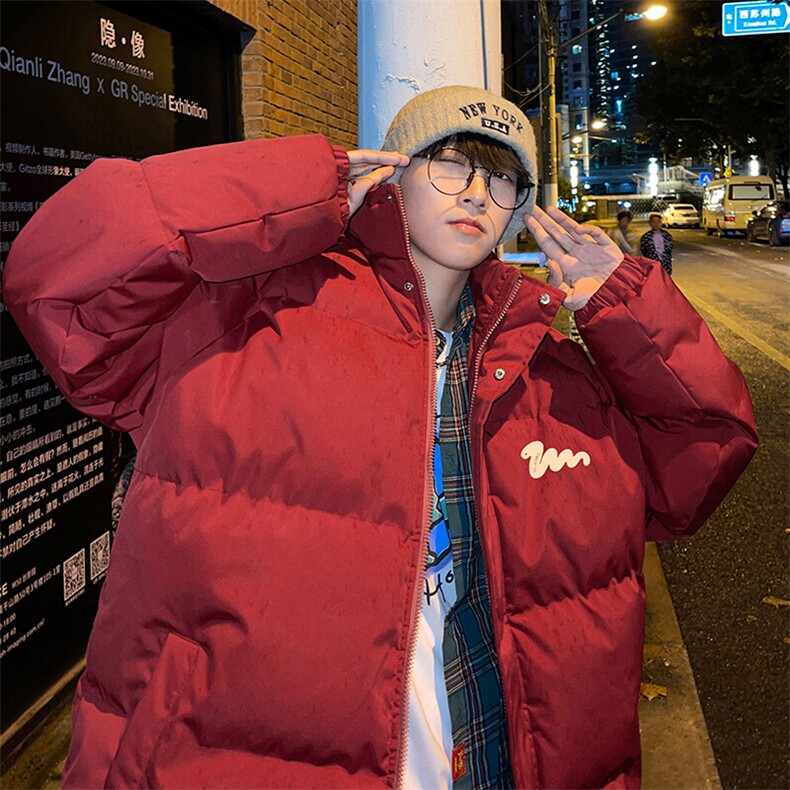 现货抖音得物可供视频冬季三防加厚羽绒棉衣外套面包棉服81157,男装棉衣,电商A486