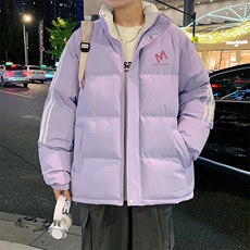 量大优可提供视频冬棉衣立领条纹HD019-1-MF5248-P75，男装棉衣，电商019-1
