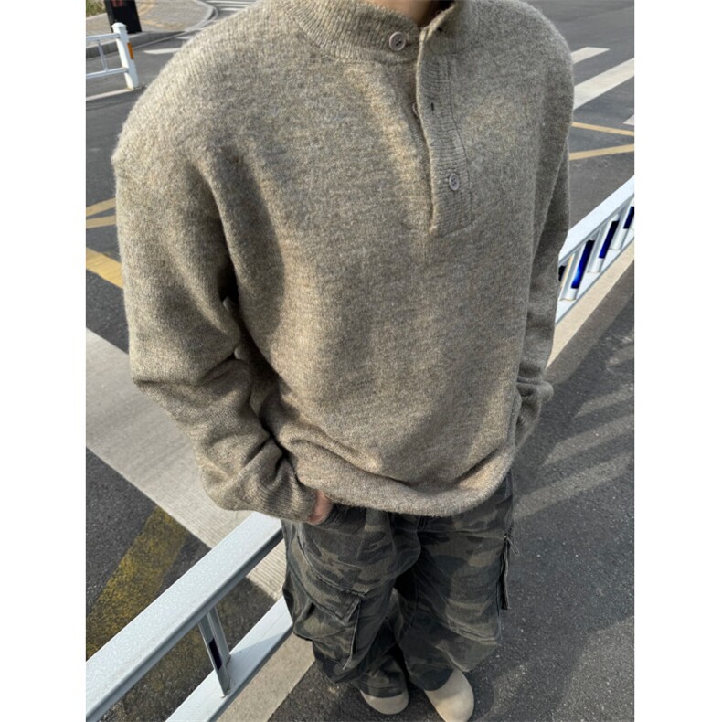 现货足高品质亨利领毛衣套头针织衫M607-特P45,男装针织衫/毛衣,星座1212