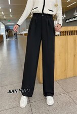 2021秋款休闲大筒裤，很有范儿两色，其它，简 影