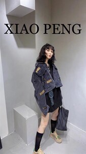 秋季牛仔外套图片