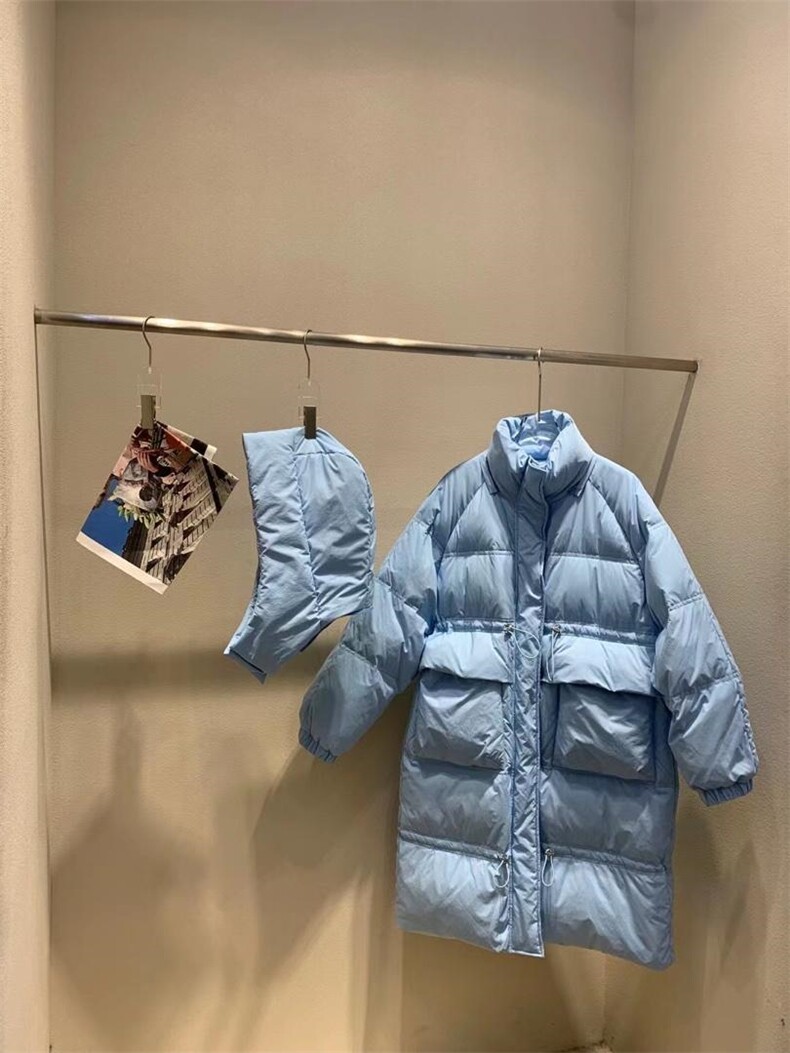 长款大口袋羽绒服，女装羽绒服，Queena PHoebe
