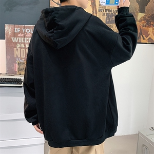 KS21248-P38 加绒-P43 连帽开衫卫衣男运动外套大码班服图片