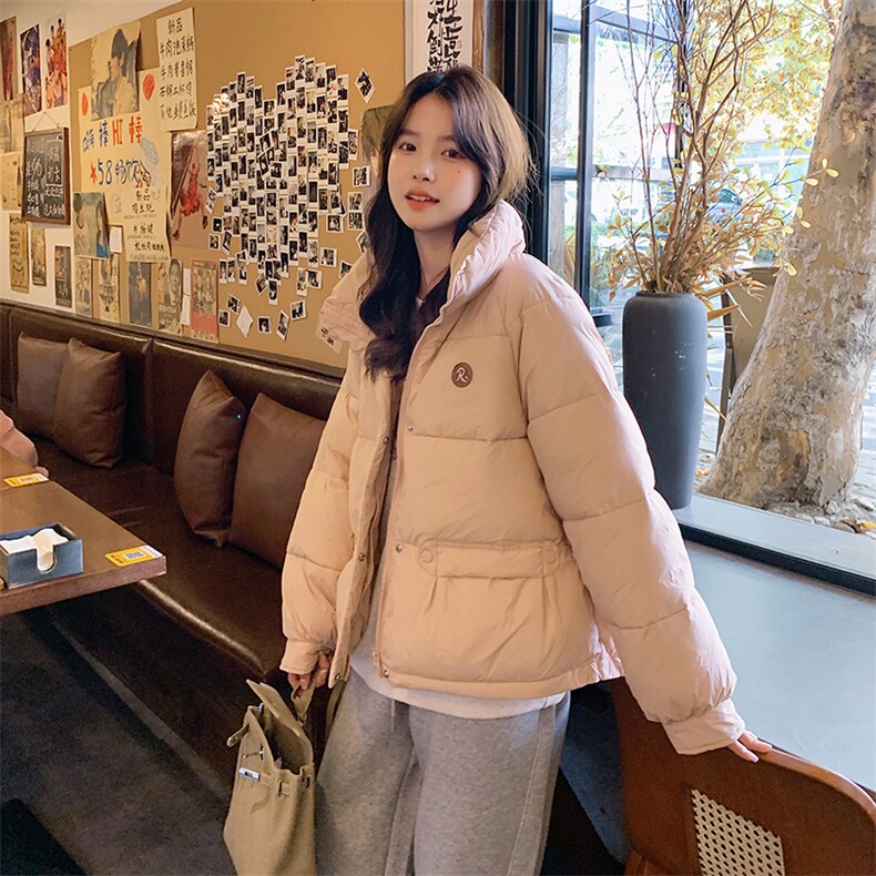 2023年冬季可爱甜美小个子短款棉服面包服外套女,女装棉衣/棉服,辉之琳
