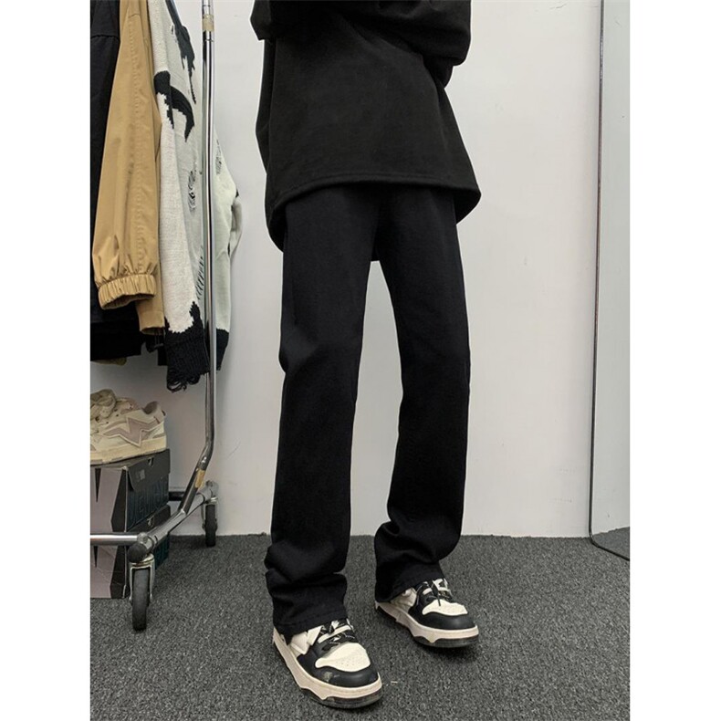 美式高街弹力直筒小脚牛仔裤男简约休闲裤N1218/P33,男装牛仔裤,电商D202-1
