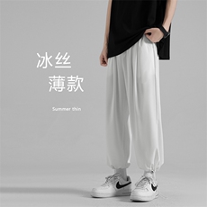 2022百搭运动风速干潮流九分休闲束脚抽绳裤K906-P40，男装休闲裤，星座718-1