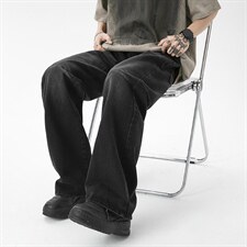 C315-G3011现货高质量重工洗水猫须马骝牛仔裤(P65限89)2，男装牛仔裤，电商C315