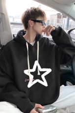 8XL连帽卫衣男大码胖子帽衫大号运动服WY2286-P35加绒款-P40，男装卫衣，电商A040