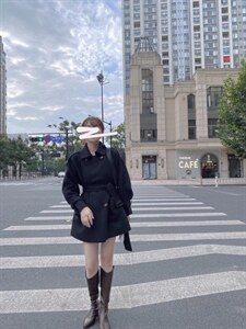 双面呢外套图片