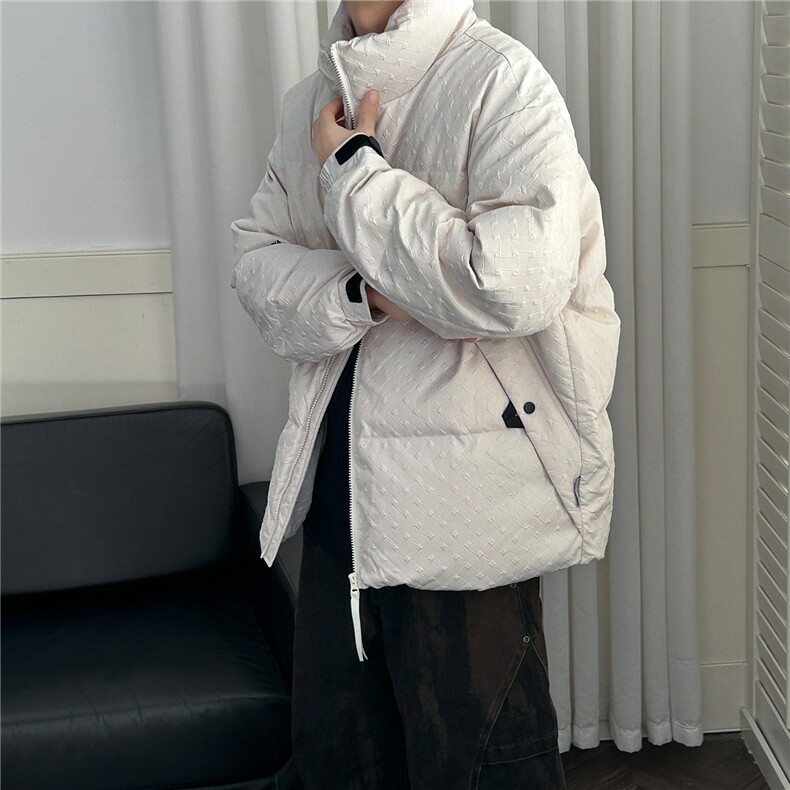 现货冬季立领棉服男加厚保暖潮牌棉衣外套A351-AM2645-P125控199图片