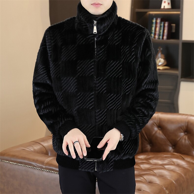 冬季加厚男士翻领休闲时尚毛呢夹克外套X990-P105,男装毛呢大衣,星座310B-3
