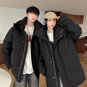 羽绒服男冬季新款港风连帽白鸭绒情侣外套YR922-P160 (控价208元图片