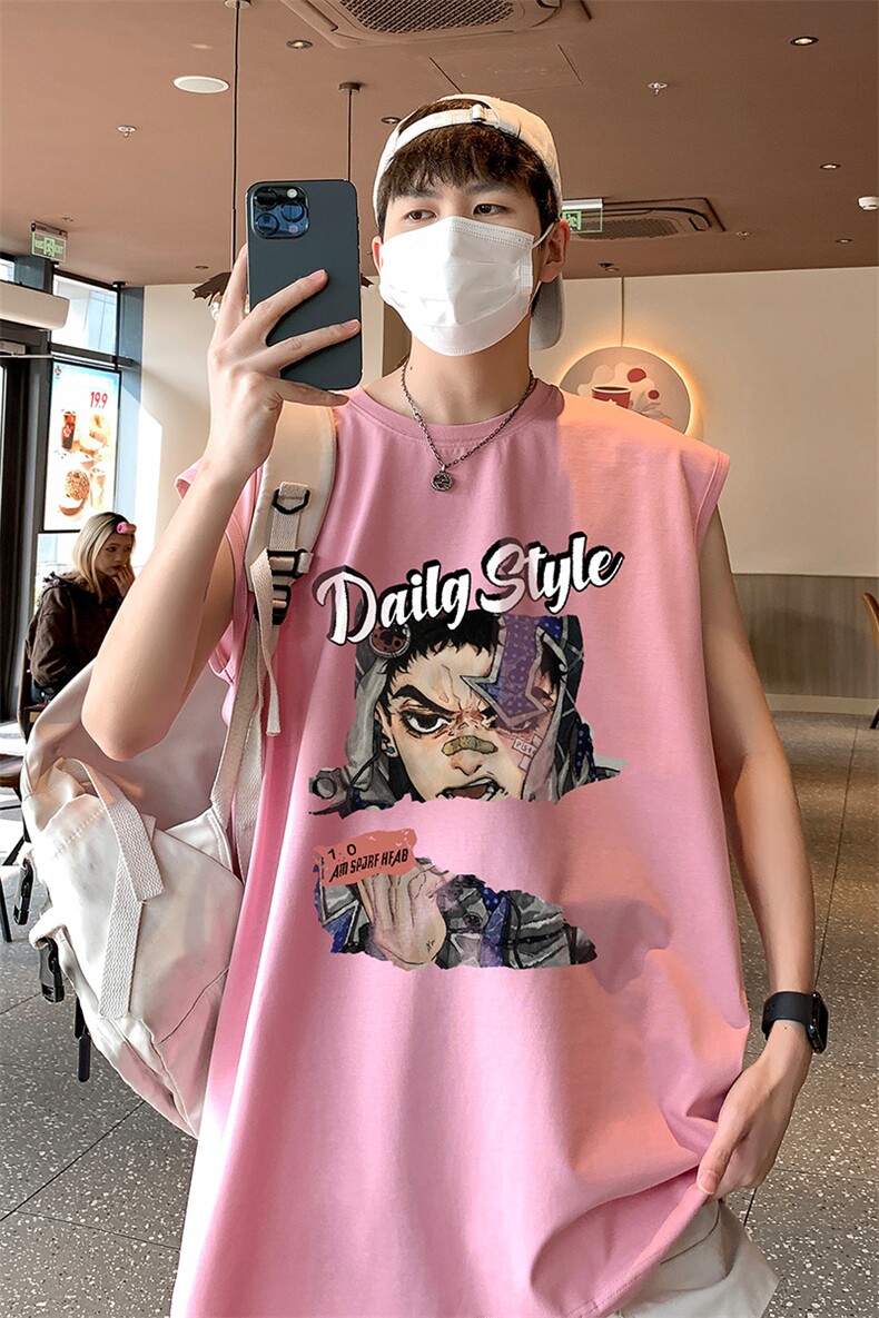 已注册直播得物抖音品质纯棉250克重磅男无袖背心T恤T536P28控39,男装背心/马甲,电商C408(原B339-1)