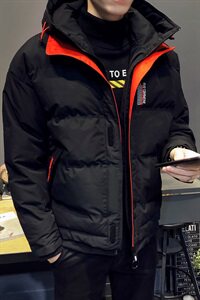 工装棉衣男 韩版潮流连帽棉服棉袄帅气冬季短款外套DS310T图片