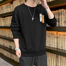 跑量卫衣男22秋季打底上衣潮流韩版宽松T恤时尚百搭长袖W005，男装卫衣，星座815-2