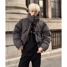 网图高街棉衣加厚面包服解构连帽立领棉服外套A025-TY12530-P95，男装棉衣，电商A025