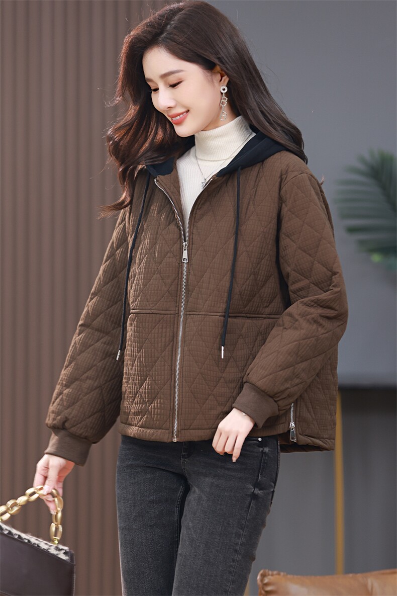 连帽宽松加棉加厚棉衣女加厚冬季棉服女外套,女装棉衣/棉服,3200格调