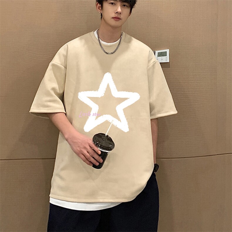 麂皮绒短袖t恤男大码半袖男JD82286-P25,男装T恤,电商A040