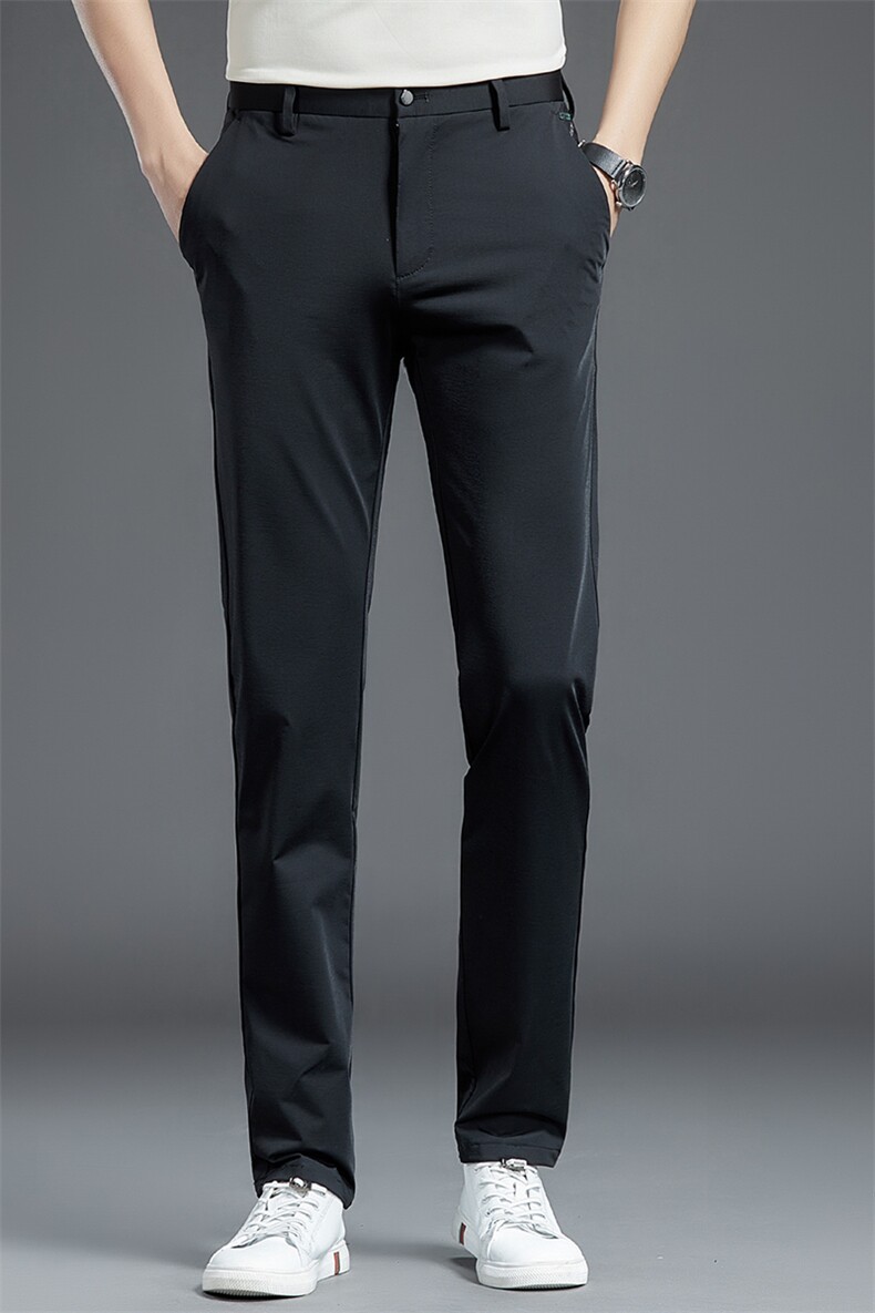 D3199男士春夏新款休闲裤长裤男装裤子修身直筒休闲弹力P105,男装休闲裤,电商B360