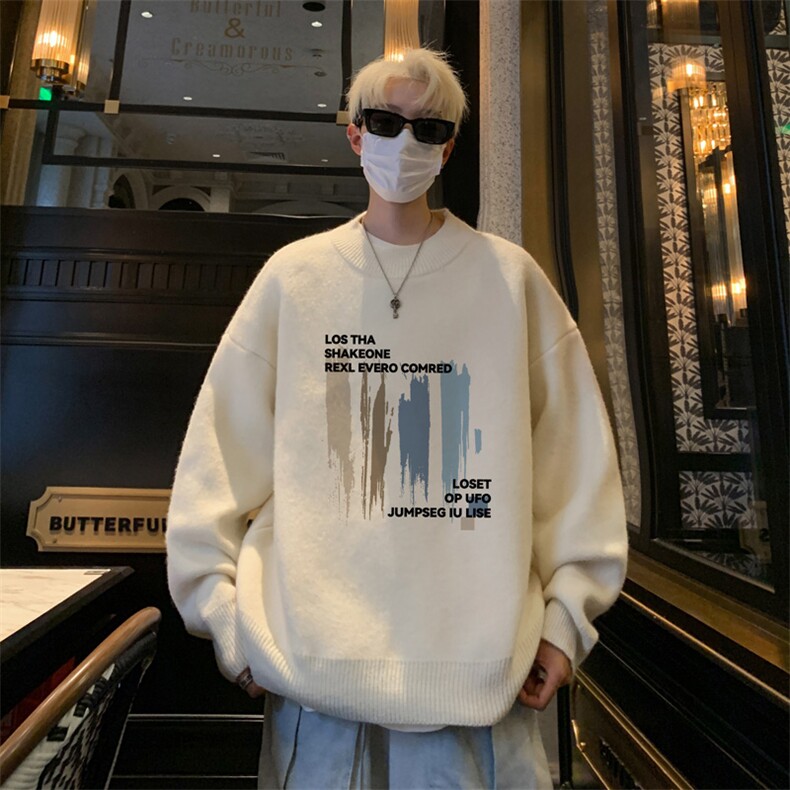 高质量！秋冬季半高领毛衣男士加绒加厚线衣针织衫男DMY540-特P38,男装针织衫/毛衣,电商B371