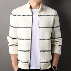 中高端男装针织衫毛衣开衫外套高端大气工艺好精品主推，男装针织衫/毛衣，钱塘207-1