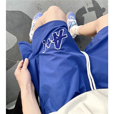 XZ612-K755-P35控49夏季美式短裤训练裤街头四分裤速干篮球裤，男装牛仔裤，星座612