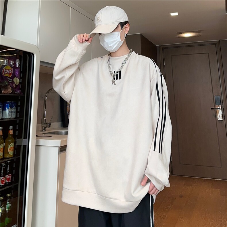 美式复古圆领巴黎卫衣男女同款上衣212-2-DY87-P40图片