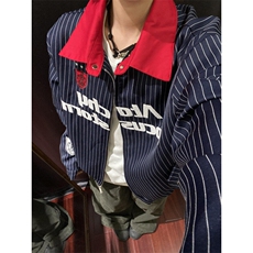 【有货】JK8566CC-特P65撞色条纹情侣夹克外套男女，男装夹克，星座1007（原301D）