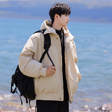 潮流宽松棉服高高街潮牌休闲棉衣A161-9987，男装棉衣，电商A161