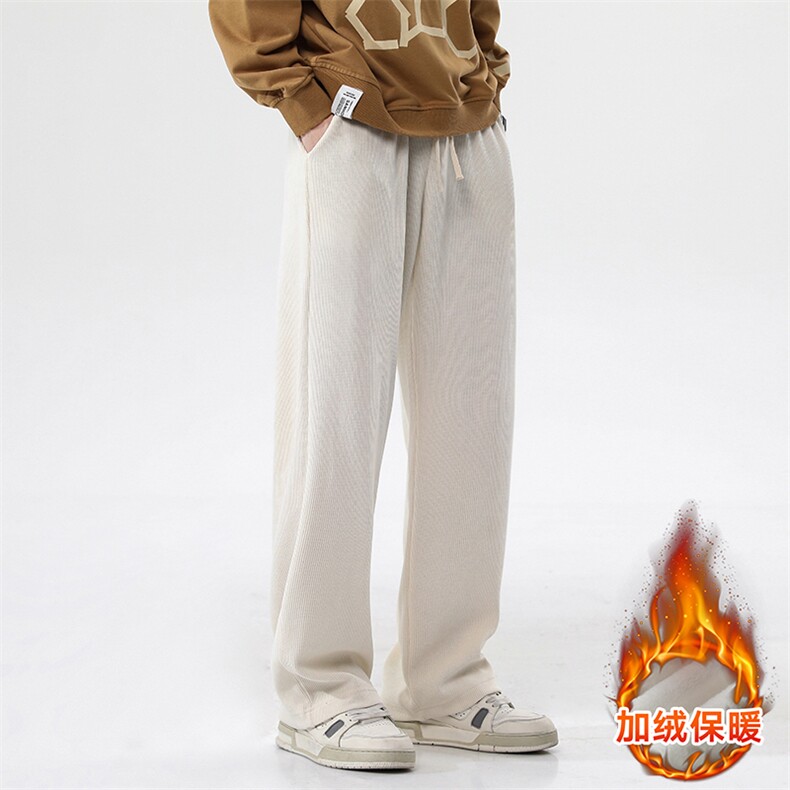新款男百搭设计感加厚超柔绒无影墙休闲裤XD8812加绒-P65控98,男装休闲裤,星座717