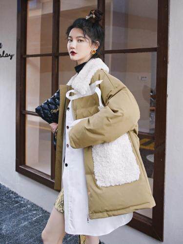 冬款牛角扣棉衣，女装棉衣/棉服，YOUER DENG