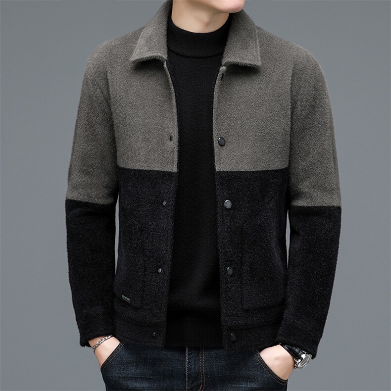 NN3301钱塘2020-3冬季百搭厚款商务休闲中年男士夹克外套P140,男装夹克,钱塘207-3