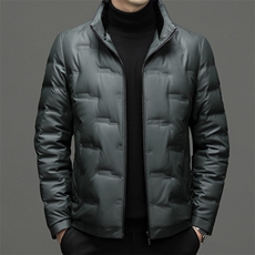 DF22128钱塘2020-2中年男士冬季厚款时尚休闲简约羽绒服P270，男装羽绒服，钱塘207-2