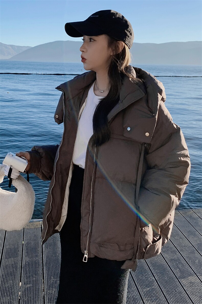 2023冬季纯色90白鸭绒羽绒服B190-82251-P290-K439,女装羽绒服,一九零