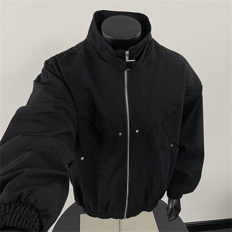 HY691LL-特P95Cleanfit解构风工装外套男高级感痞帅夹克,男装夹克,星座1007（原301D）