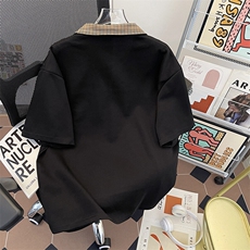 翻领短袖polo衫韩版修身潮流新款百搭体恤上衣CT2506P38，男装Polo衫，星座1013-1