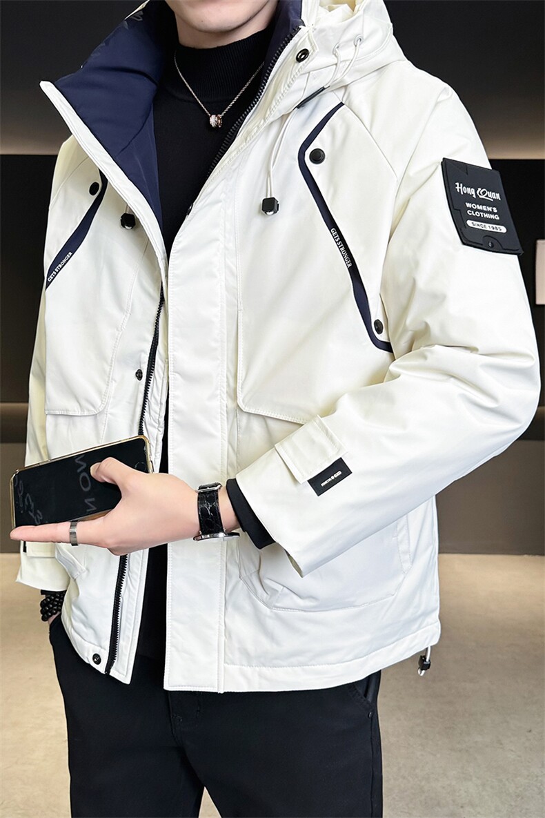 M-3XL24605-P215298标50绒连帽冲锋衣羽绒服男,男装夹克,电商B321-1