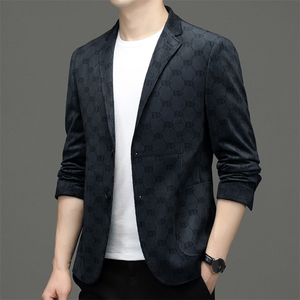 BF22610钱塘2020-2中年男士时尚休闲帅气春秋款西服外套P165图片