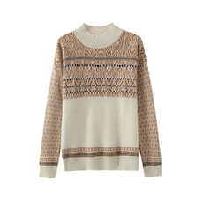 秋冬季35%羊绒M家12针虚提半高羊绒衫，女装羊绒衫，澳霖羊绒