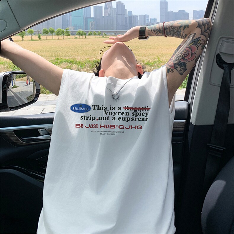 量大优得物抖音高品质重磅230克美式印花无袖t恤背心WB365特P18,男装背心/马甲,电商A486
