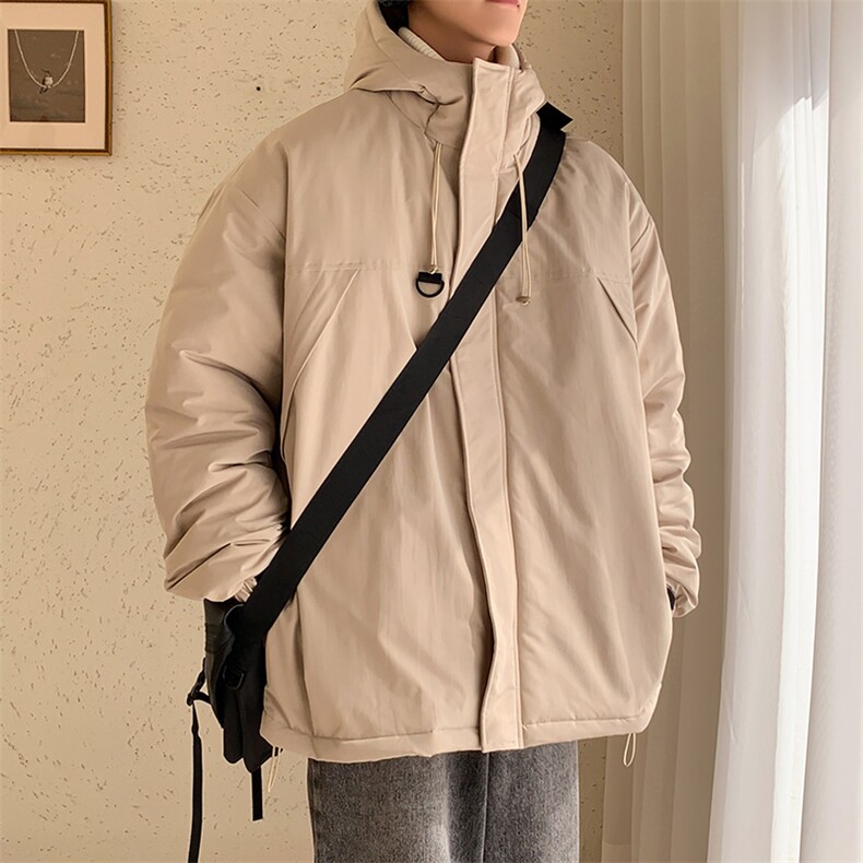 冬季新品保暖连帽棉衣休闲潮流青少年百搭棉服外套MY9083-P100,男装棉衣,电商A128