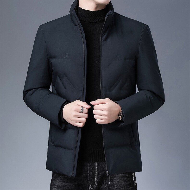 SQY2838冬季男士羽绒服保暖外套修身白鸭绒潮流帅气P216，男装羽绒服，电商B360