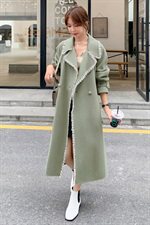 2021春秋季新款花边配小口袋中长款毛呢287-F883-P170-K248，女装毛呢外套，浙宝287