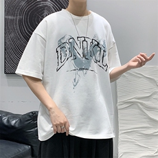 2025夏季原创设计港风oversize宽松休闲T恤B266-DX08-P30，男装T恤，星座B257-1