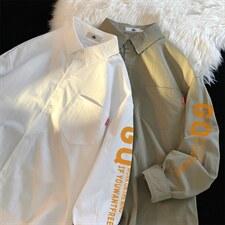 电商DSA028-CS007100聚酯P352022款印花休闲长袖衬衫控59.9，男装衬衫，电商A028